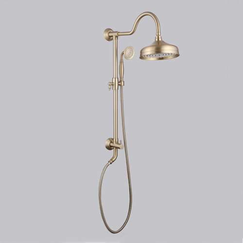 Selected Dual Shower Head 1.8 GPM with Slide Bar (Valve Not Included